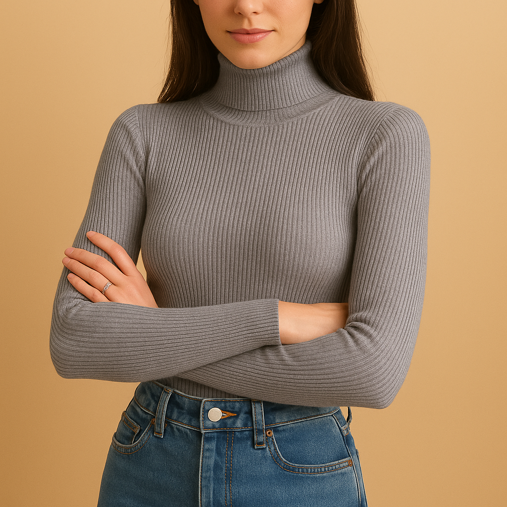 Danica | Women's Cashmere Turtleneck Sweater in Elegant Knit Design 3